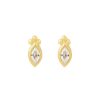 Louise Hendricks Puces D'Oreilles Marquise-Driss White Boucles Oreilles